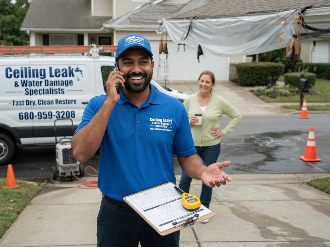 Ceiling Leak Cleanup Ishpeming, MI FAQs